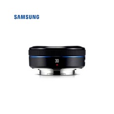 삼성전자 [정품] NX 30mm F2 광각단렌즈! [블랙색상] 팬케이크 인물렌즈 밝은렌즈 (빠른배송), 블랙