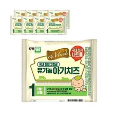 남양 유기농 아기치즈 1단계 80매, 180g, 1개