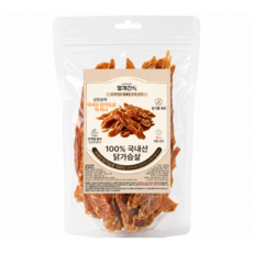 강아지 수제간식 국내산100% 닭가슴살 300g 육포 무첨가 멍개간식, 1개, 닭가슴살 육포