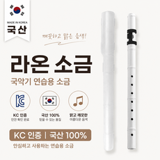 스튜디오 카이츠 베리악기 라온 소금 초등 악기 보조기구 케이스 포함 연습용 KC인증, 1개, 화이트