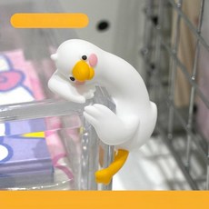 귀여운 대형 화이트 구스 디스플레이 장식 사무실 인테리어 선물, 1개, 스타일 D 귀여운