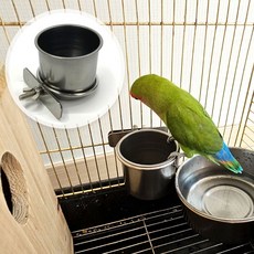 걸이형 스텐 앵무새 모이통 소 dhy*56904gk