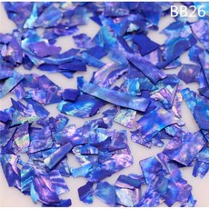 자개 조각 전복 DIY 네일아트 브로치 껍데기 장식 재료 공예 나전칠기 얇은 자개지, D. 푸른