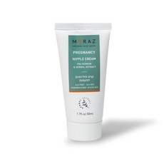 MORAZ 茉娜姿 乳頭調理膏 孕期哺乳適用 草本植萃舒緩修護 50ml 無SLS無Paraben, 1個