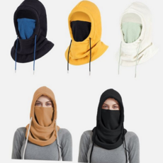 방한마스크 바라클 라바 넥워머 페이크 후드 폴라