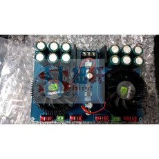 NVIDIA TDA8954TH 數位音訊功放板 雙420W大功率純後級 附環型變壓器, 詳見包裝, NS2功放版雙420W現貨