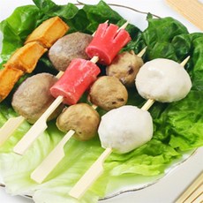 라이즈올 대나무 손잡이 꼬치 캠핑꼬치 우드손잡이, 소