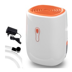 家用除溼機半導體抽溼機地下室乾燥小型靜音回南天吸溼除溼器, DH07(白橙)B字尾適配器:中性包裝-國內可用