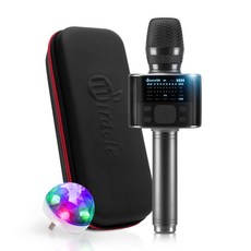 미라클엠 블루투스 노래방 마이크, M100, 블랙