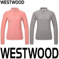 웨스트우드 WESTWOOD 우먼 멜란지 집업 티셔츠 (여자 겨울 티) O4/328
