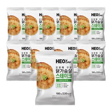 허닭 오븐에 구운 닭가슴살 스테이크 청양고추, 100g, 10개