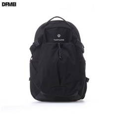 DFMEI 女輕便戶外徒步登山包運動防潑水男大學生書包通勤女士雙肩包, 黑色(拼色)