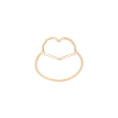 알리타 코라존 9K 옐로 골드 링