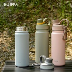 보온 보냉 이중 진공 텀블러 680ml 304 스텐 물병, 에지리 스포츠 텀블러 680ml (핑크)