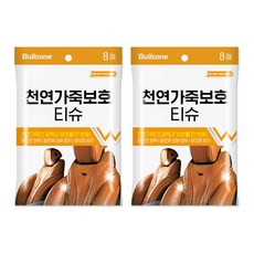 New 불스원 천연가죽보호 티슈, 2개