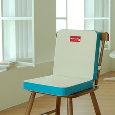 노리마루 유아키높이방석 2단 성장속도높이조절방석, 12_블루아이보리