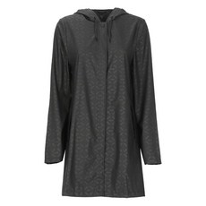 레인스 로고 프린트 후드 레인코트