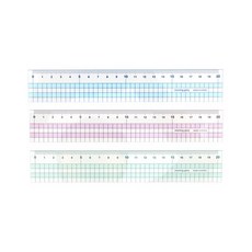 컬러 커팅방안자 20cm, 단품