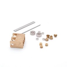 1 탱크 모델 박스 DIY 굴삭기 트랙 자동차 금속 기어 휠 동력 전달, NO Motor, No motor set