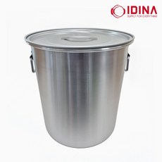 이디나 양은 위생용기 5G (20L) 대용량 육수통 식깡 육수통 곰솥 알루미늄 위생통, 1개, 35cm