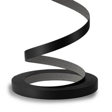 ZYJT PVC 엣지 밴딩 3.8cm x 15.2m(1 1/2인치 x 50피트) 베니어 롤 화이트 엣지 밴딩 미리 접착된 유연한 가장자리 핫멜트 접착제로 테이프 밴딩 캐비, 5.8m 블랙&패턴, 7/8"x 10ft