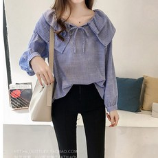 엘레스 여성블라우스 여성셔츠 오버핏 셔츠 블라우스