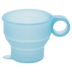 스케이터(Skater) 실리콘제 접는 컵 120ml OWN COLOR 블루 KSL1, 1개