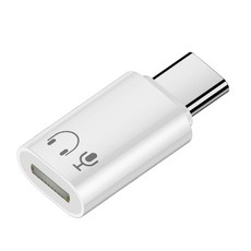 Metallightn To USB C Adapter 호환 전화 15 사무실 고속 데이터 동기화 사운드 커넥터, 01 화이트