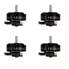 BETAFPV 1102 브러시리스 모터 18000KV/22000KV 75mm 프레임 Meteor75 HD RC FPV BWhoop 레이싱 드론 4PCS, 02 Black 14000KV 37mm, [02] Black 18000KV 37mm