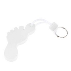 shangren 6xFoot 모양의 거품 안전 뱃놀이 요트 세일링 화이트 용 플로팅 키 링, EVA 거품, 1개