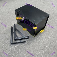 【橱窗好物】台灣出貨 可開統編 貨車工具箱 收納 工具箱 貨車吊裝工具箱加裝帶鎖東風江淮重汽大運陝汽改裝外掛鐵箱批髮, 暗鎖60*38*34升級加厚支架