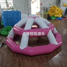 에어바운스 에어놀이기구 에어시소 미끄럼틀 시소 시소놀이 놀이터 유치원 어린이집 키즈카페, 77. 반원(투명), 1개