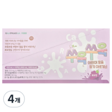 지엠팜 쑤욱쑤욱 어린이 칼슘 황기 아르기닌 포도맛, 40개, 100ml