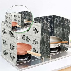 쌍문상회 렌지가드 기름가림막 가스렌지바람막이 가스렌지가드 기름방지 가스렌지가림막 커버 기름튐방지 기름방지망 기름방지막 기름튐방지시트 가스렌지청소 40872EA, 블랙