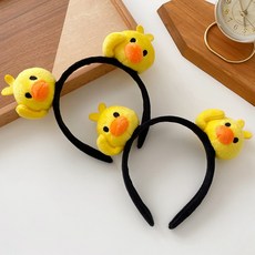 아이템팡 동물 머리띠 놀이동산 파티 운동회 생일 놀이공원, 병아리인형