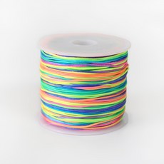 펠트친구 매듭실 0.8mm 3049, 무지개색, 1개