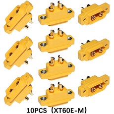 Amass XT60e m xt60e 커넥터 XT60E-M 장착 가능 수 플러그 RC 모델 멀티콥터 패널, 01 AMASS XT60E-M 10PCS