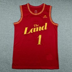 농구복 자수 레드 시티 농구 조끼