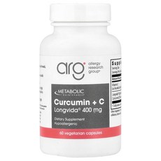 Metabolic Maintenance 커큐민 + C 60 베지캡슐 허브보충제, 1