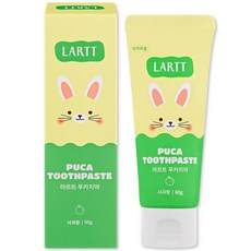 라르트 푸카 무계면 어린이 불소 키즈치약 사과향, 1개, 60g