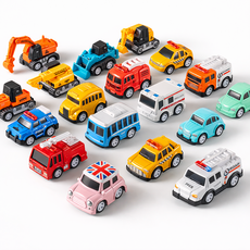 다이케스팅 귀여운 미니카 18종 고급재질 부드러운 디자인, 1개