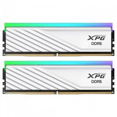 ADATA DDR5-6000 CL30 LANCER BLADE RGB 화이트 패키지 서린 (64GB(32Gx2)), 1개