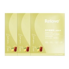 Relove 馬甲纖纖飲 檸檬紅茶風味, 1個, 檸檬紅茶 x3