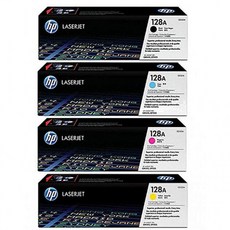 HP 128A 一組四色 原廠碳粉匣 (CE320A CE321A CE322A CE323A) 贈100元7-11禮券, 1個