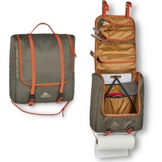 Kelty Camp Galley Deluxe – 캠핑 주방 정리 키트 깊은 포켓 종이 타월 홀더 야외 요리 필수품을 위한 지퍼 달린 수납 공간, 01 하얀색
