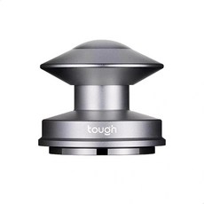 커피 디스트리뷰터 58.5mm 중력 적응형 에스프레소 분배 도구 58mm 포타필터용 높이 조절 가능한 레벨러 매트 실버, Tamper