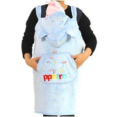 [뽀뜨로] 럭셔리 벨보아 아기띠워머 3가지, 블루