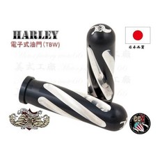 美式工廠 日本Kens factory 哈雷專用 J款握把套 防滑耐磨 舒適握感改裝, 一般油門