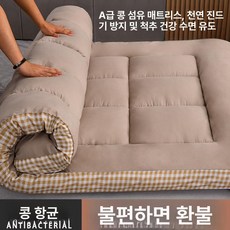 토퍼 매트리스 허리 지지 침대 손님용 수면 매트 단단한, 1cm, 브라운