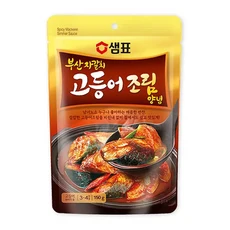 샘표 부산자갈치 고등어조림 양념 150g 샘표 부산자갈치 고등어조림 양념, 1개